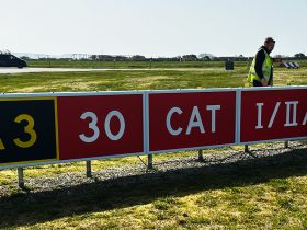 Mandatory Airfield sign